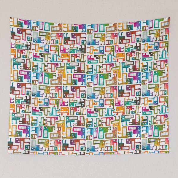 Item preview, Tetris Monsters designed and sold by PoofyEmporium.