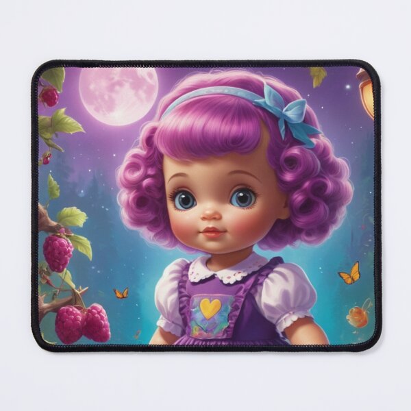 Item preview, Girl standing in boysenberries at night designed and sold by Sweet Dreams Ambience.