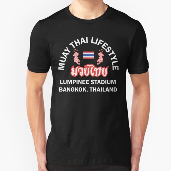 MUAY THAI Lifestyle - Lumpinee Stadium Slim Fit T-Shirt