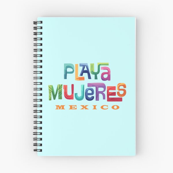 Item preview, Playa Mujeres Mexico Retro Tropical Typographic Design designed and sold by Futurebeachbum.