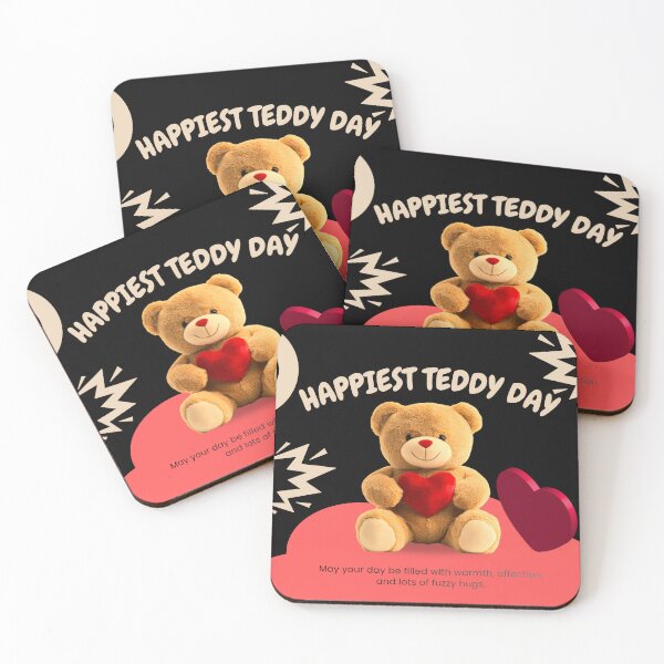 Item preview, Golden Teddy Bear on Black Background designed and sold by VeenaArtStudio.