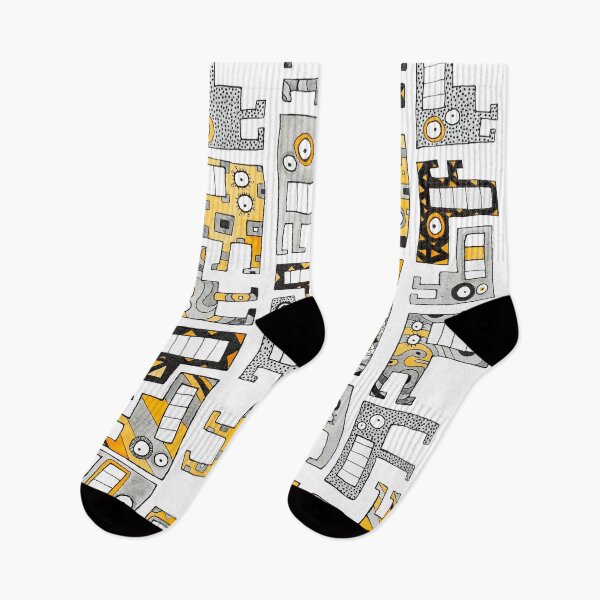 Item preview, Yellow Tetris Monsters designed and sold by PoofyEmporium.