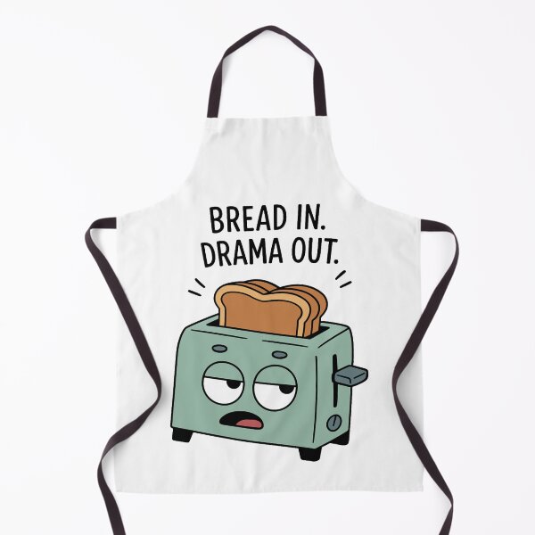 Item preview, Clive the Toaster | Sarcastic Cartoon – “Bread In. Drama Out.” designed and sold by Moodzu.