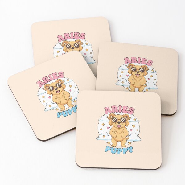 Item preview, Lindo diseño de Golden Retriever (cachorro Aries) – Horóscopo designed and sold by The Real Life Symphony.
