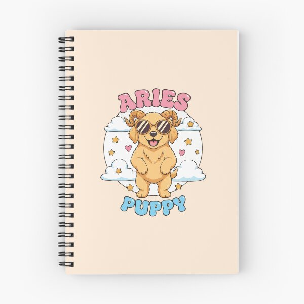 Item preview, Aries Puppy Zodiac Cute Golden Retriever Dog Design – Horoscope Art designed and sold by The Real Life Symphony.