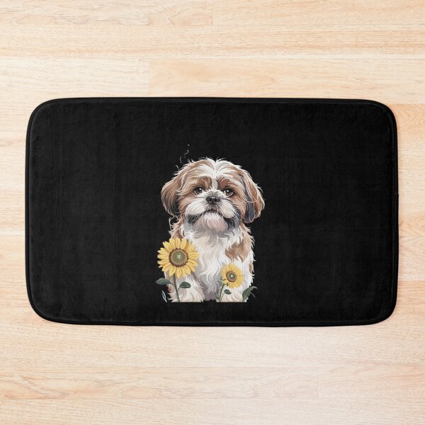 Item preview, Sunflower Shih Tzu Dog Flower Gardening Floral  designed and sold by MathisBellanger.