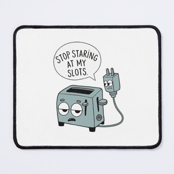 Item preview, Clive and Niles – Sarcastic Cartoon “Stop Staring at My Slots” designed and sold by Moodzu.