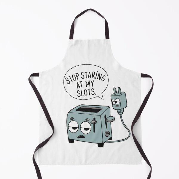 Item preview, Clive and Niles – Sarcastic Cartoon “Stop Staring at My Slots” designed and sold by Moodzu.