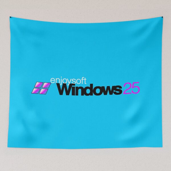 Item preview, Windows25 Logo (Cyan) designed and sold by  Enjoy Artwork .