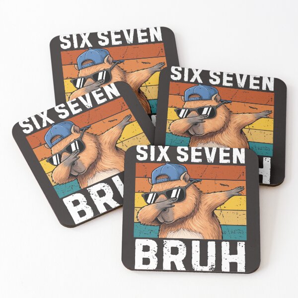 Artikelvorschau, Lustiges Six Seven Bruh Meme-Design entworfen und verkauft von ecoworld20.