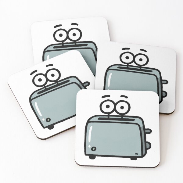 Item preview, Clive the Toaster Mascot | Everyday Spooky Reaction Face designed and sold by Moodzu.