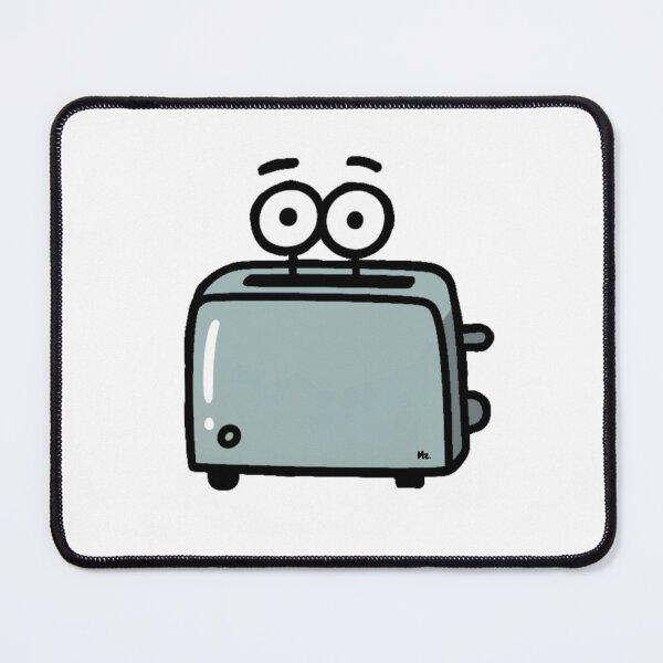 Item preview, Clive the Toaster Mascot | Everyday Spooky Reaction Face designed and sold by Moodzu.