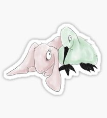 Bird and Bun Sticker