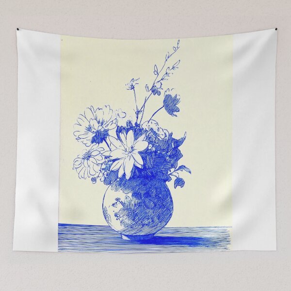 Item preview, Blue Floral Still Life designed and sold by lautir.