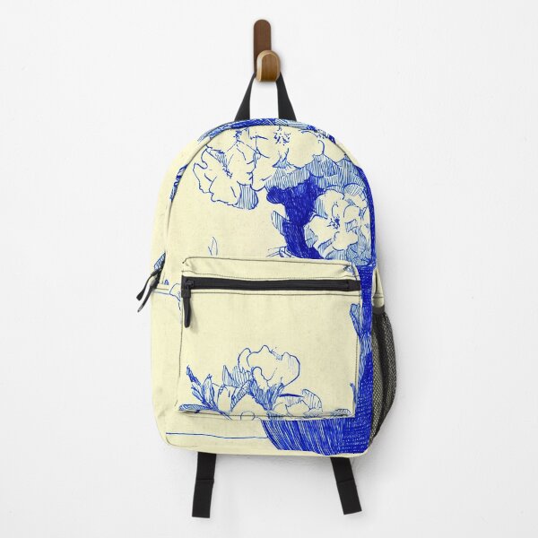 Item preview, Blue Pen Floral Still Life designed and sold by lautir.