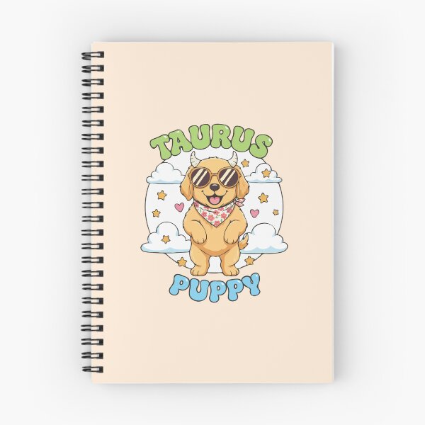 Item preview, Taurus Puppy Zodiac Cute Golden Retriever Dog Design - Horoscope Art designed and sold by The Real Life Symphony.
