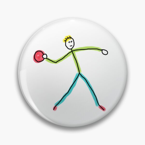 Item preview, Dodgeball Stickman designed and sold by Mark-Ewbie.