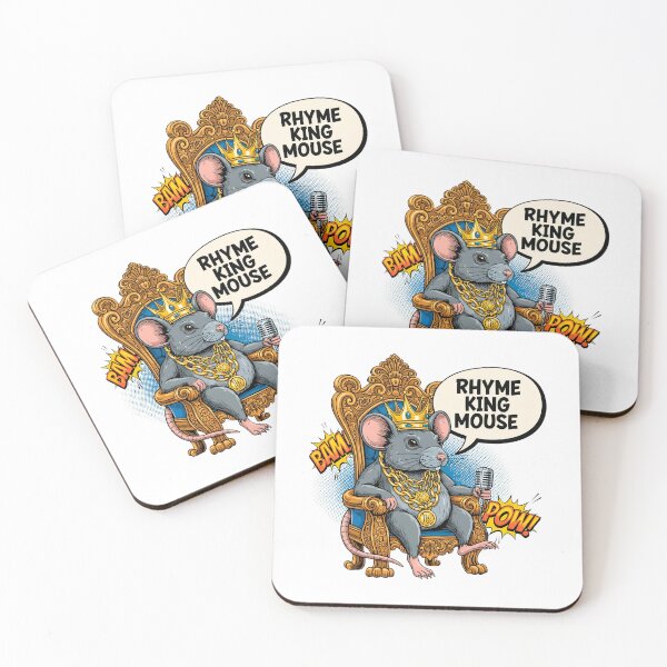Item preview, Comic Book Style Rapper Mouse Rhyme King Graphic designed and sold by SholoStudio.