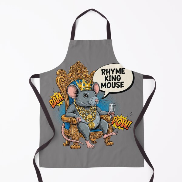Item preview, Comic Book Style Rapper Mouse Rhyme King Graphic designed and sold by SholoStudio.