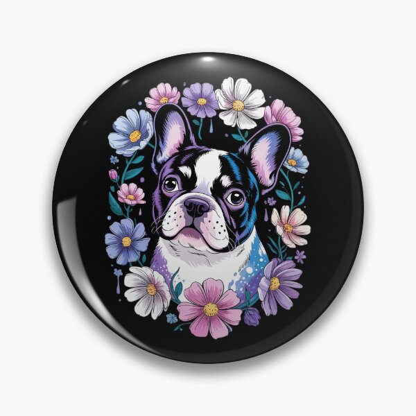 Item preview, Watercolor Floral Boston Terrier Mama Dog Lover Mother's Day  designed and sold by MathisBellanger.