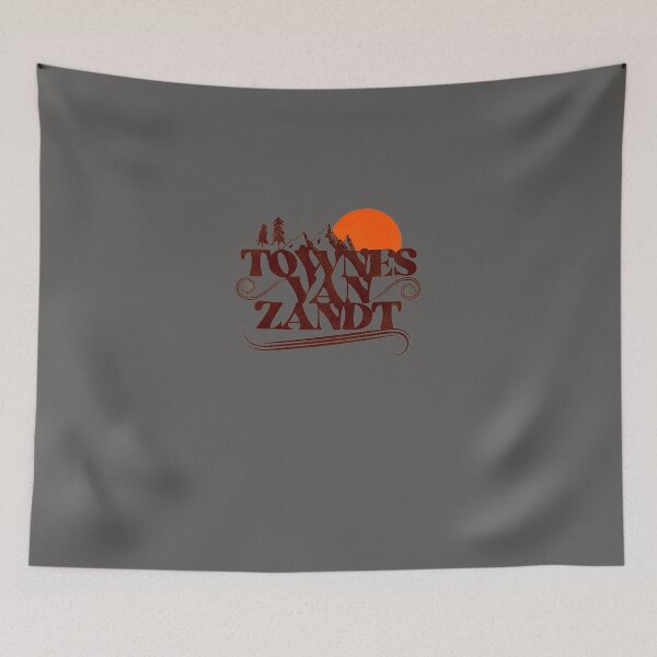 Item preview, TOWNES-VAN-ZANDT-RISING-SUN-T-SHIRT designed and sold by NayanAgarwal.