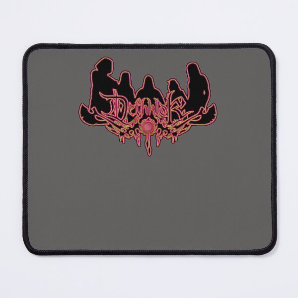 Item preview, TOXIC-GLOW-NEON-SIGN-DETHKLOK-LOGO-WITH-BAND-MEMBER-SILHOUETTE-ON-BLACK designed and sold by NayanAgarwal.