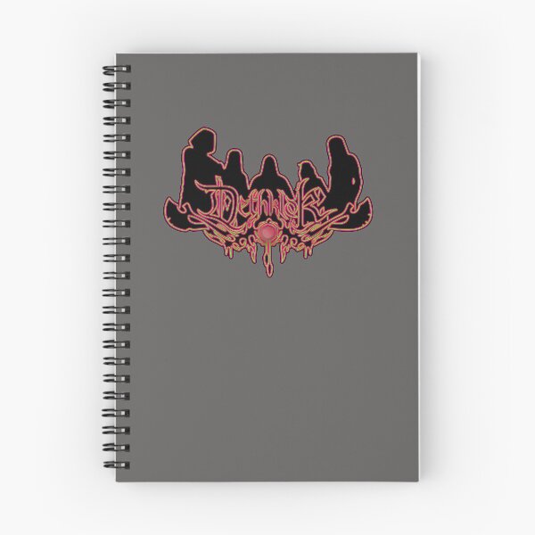 Item preview, TOXIC-GLOW-NEON-SIGN-DETHKLOK-LOGO-WITH-BAND-MEMBER-SILHOUETTE-ON-BLACK designed and sold by NayanAgarwal.