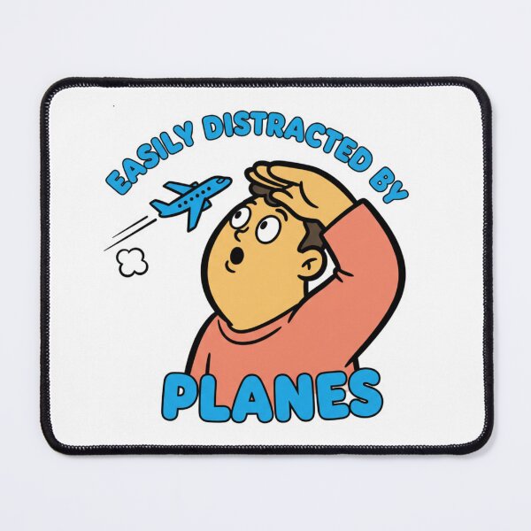 Item preview, Easily Distracted by Planes – Funny Airplane Lover designed and sold by w66aboo.