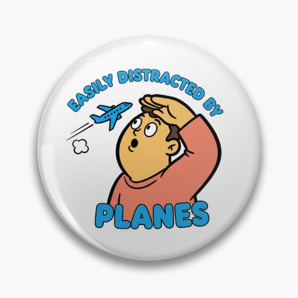 Item preview, Easily Distracted by Planes – Funny Airplane Lover  designed and sold by w66aboo.