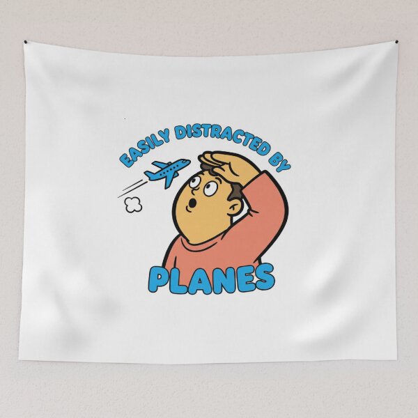 Item preview, Easily Distracted by Planes – Funny Airplane Lover  designed and sold by w66aboo.
