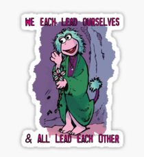 Fraggle Rock TV Show 80s Muppets Cartoon Comic Mokey Sticker
