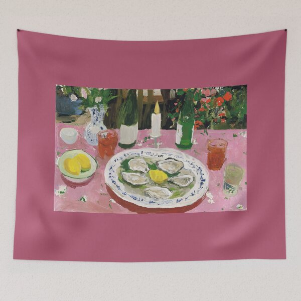 Item preview, A Celebratory Table of Oysters, Candlelight and Blooms: Where Festivity Becomes a Living Still Life designed and sold by OlfactoART Studio.