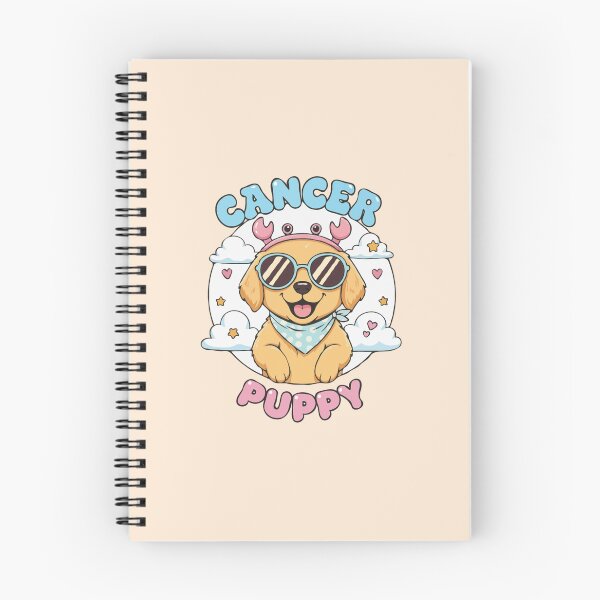 Item preview, Cancer Puppy Zodiac Cute Golden Retriever Dog Design - Horoscope Art designed and sold by The Real Life Symphony.