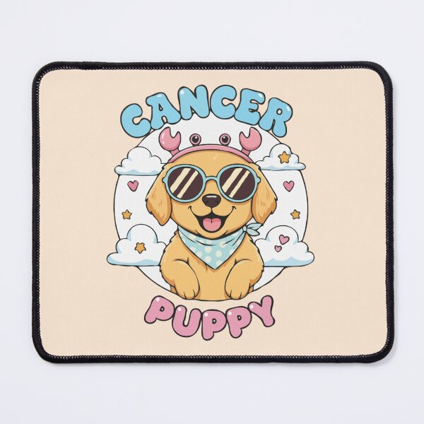 Item preview, Cancer Puppy Zodiac Cute Golden Retriever Dog Design - Horoscope Art designed and sold by The Real Life Symphony.