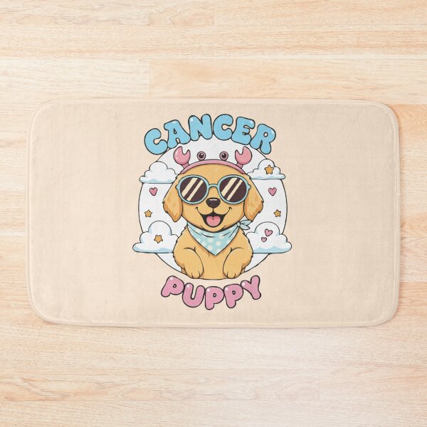 Item preview, Cancer Puppy Zodiac Cute Golden Retriever Dog Design - Horoscope Art designed and sold by The Real Life Symphony.
