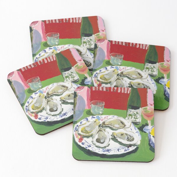 Item preview, When Oysters, Wine and Color Share the Same Table: An Ode to Joyful Dining and Artistic Abundance designed and sold by OlfactoART Studio.