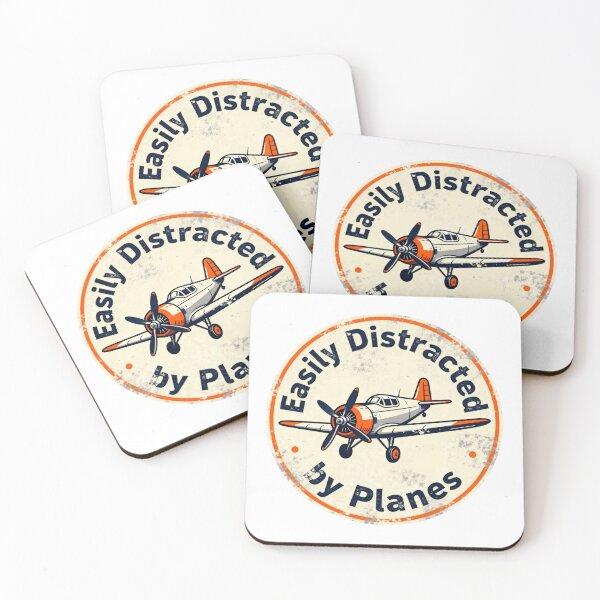 Item preview, Easily Distracted by Planes – aviation enthusiast  designed and sold by w66aboo.