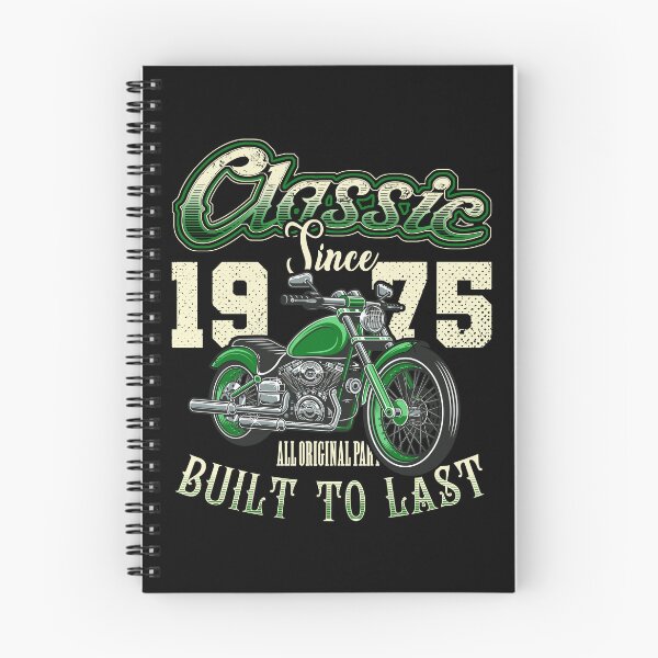 Artikelvorschau, Motorrad Biker Motorrad Geburtstag Jahrgang 1975 entworfen und verkauft von JRRTs.