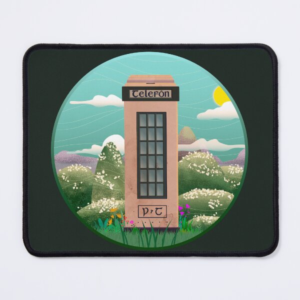 Item preview, Old Irish Telephone Box designed and sold by ElderIslesPress.