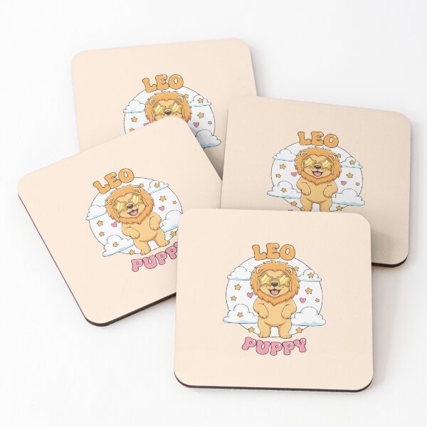 Item preview, Leo Puppy Zodiac Cute Golden Retriever Dog Design - Horoscope Art designed and sold by The Real Life Symphony.