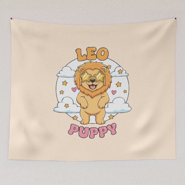 Item preview, Leo Puppy Zodiac Cute Golden Retriever Dog Design - Horoscope Art designed and sold by The Real Life Symphony.