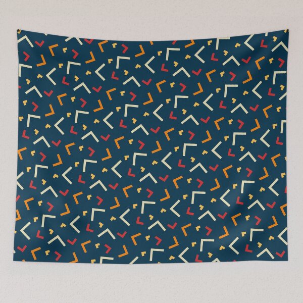 Item preview, Cute Colorful Memphis Pattern- Mid Century Abstract Cute Geometric designed and sold by RoyalStarsPatts.