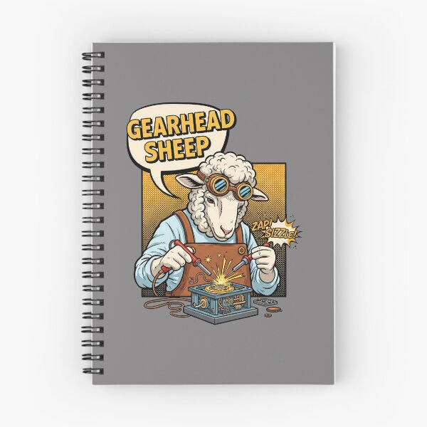 Item preview, Vintage Comic Book Gearhead Sheep Funny designed and sold by SholoStudio.