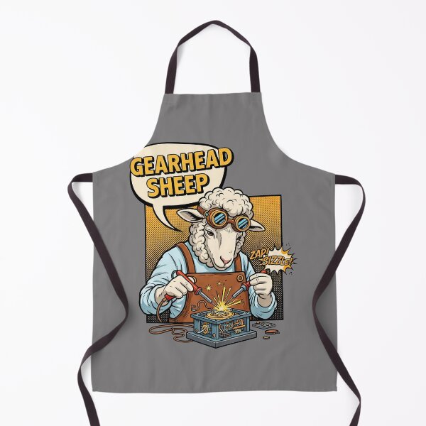 Item preview, Vintage Comic Book Gearhead Sheep Funny designed and sold by SholoStudio.