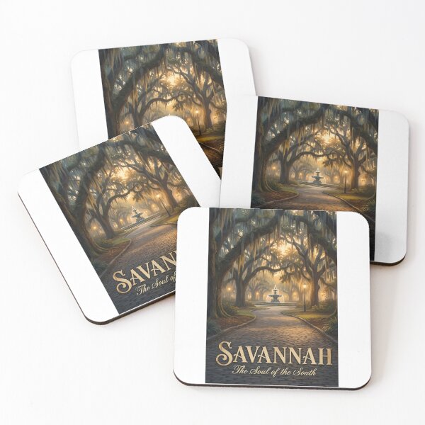 Item preview, Savannah, Georgia - Romantic Spanish Moss & Live Oaks Painting designed and sold by Digital Dreams Arts.