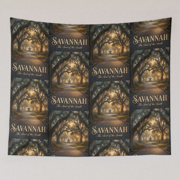 Item preview, Savannah, Georgia - Romantic Spanish Moss & Live Oaks Painting designed and sold by Digital Dreams Arts.