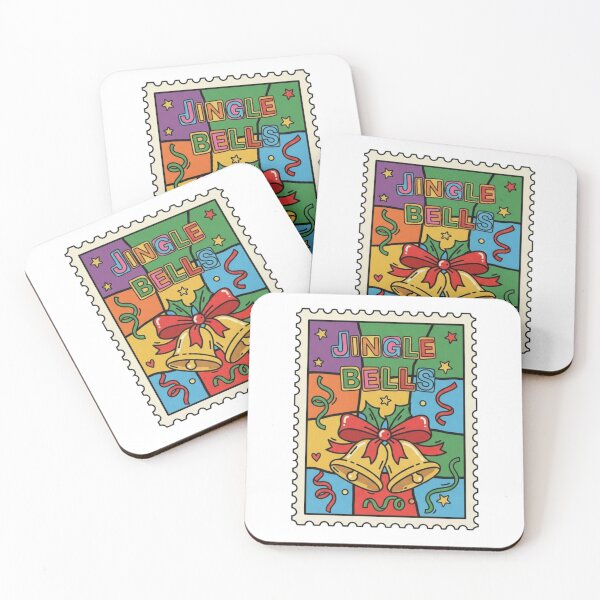 Item preview, Jingle Bells Colorful Christmas Postal Holiday designed and sold by Oniyasha.