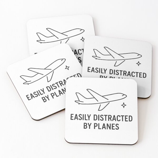 Item preview, Easily Distracted by Planes – funny aviation designed and sold by w66aboo.