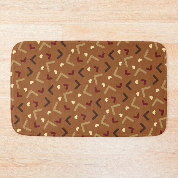 Item preview, Beautiful Brown Memphis Pattern-  Retro 90s Mid Century Cute Geometric Abstract designed and sold by RoyalStarsPatts.