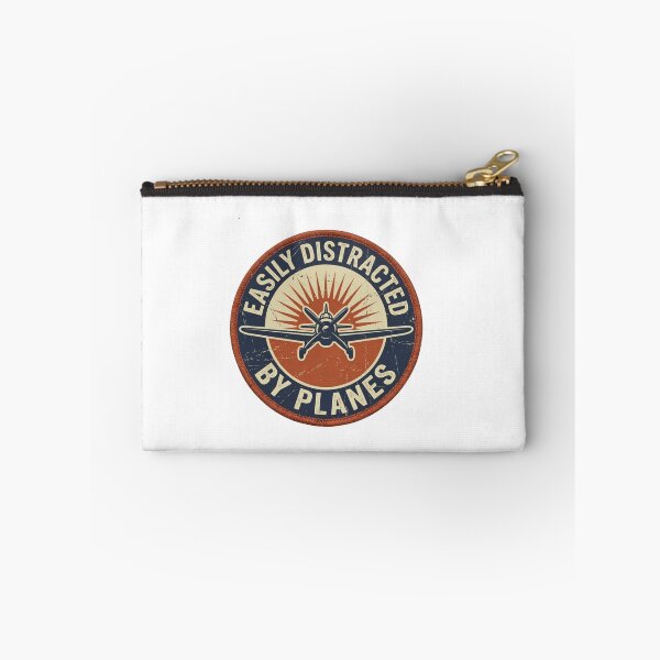 Item preview, Easily Distracted by Planes – aviation retro airplane  designed and sold by w66aboo.
